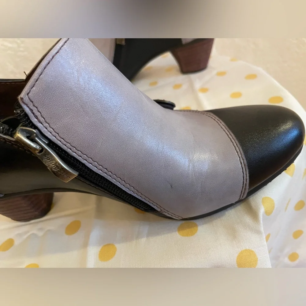 Spring Step L'Artiste Women's Greentea Dress Booties Vintage Victorian Look 37 - Picture 4 of 10